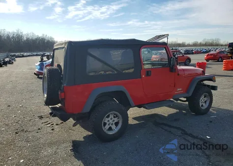 2005 Jeep Wrangler / Tj Unlimited из США, поврежденный, VIN 1J4FA44S15P360493